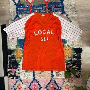 Vintage Izko Orange Local 549 Jersey
